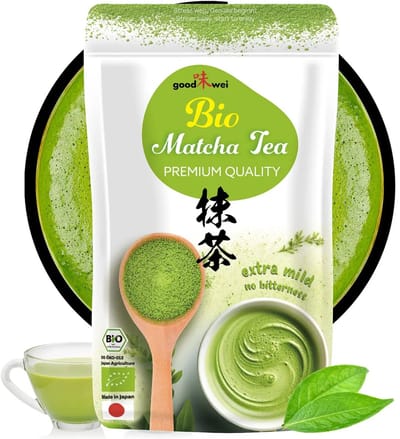 Goodwei - Biologische Matcha thee poeder- 100g- Premium Kwaliteit 100% Biologische Japanse Matcha
