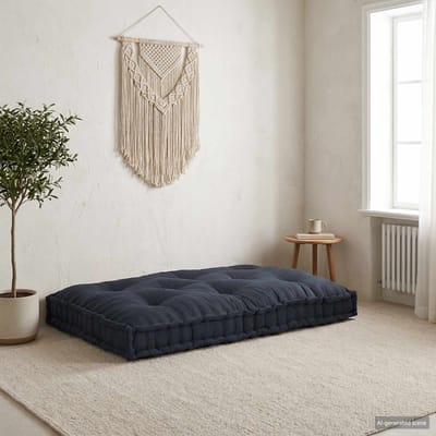 vidaXL - Pallet - Sofa - Kussen - Antracietkleurig - 120 - x - 80 - x - 12 - cm - Stof