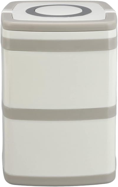 Thermische Lunchbox - Bento Container - Warme Maaltijden - Verbeterde Afdichting - 1.8L - Abrikoos Wit
