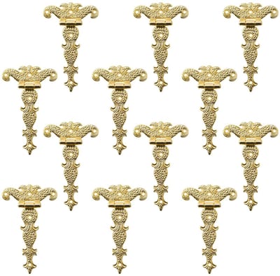 Dailygoods- Scharnieren Antiek - 12 Stuks Zinklegering - Decoratieve