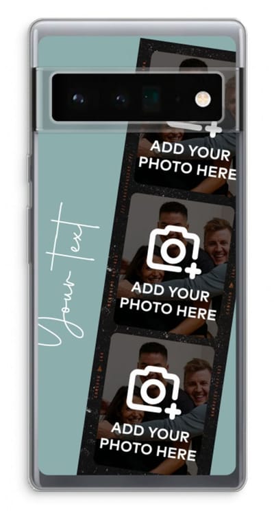 Gepersonaliseerd - Case Company® - Hoesje geschikt voor Google Pixel 6 Pro hoesje - Filmrol N°1 - Soft Cover Telefoonhoesje - Bescherming aan alle Kanten en Schermrand