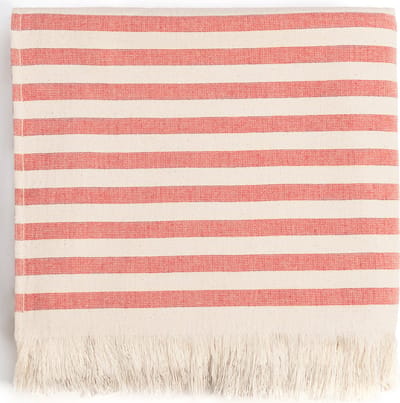 Torres Novas 1845 Strandlaken Barra, Rood - 100 x 180 cm - 100% Katoen