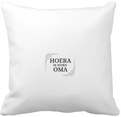 Akyol - hoera ik word oma Kussen hoes - Oma - iemand die oma wordt - oma cadeautjes - cadeau - kado - geschenk - 40 bij 40 cm