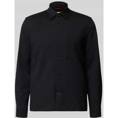 Regular fit overhemdjack met viscose model 'Messi'