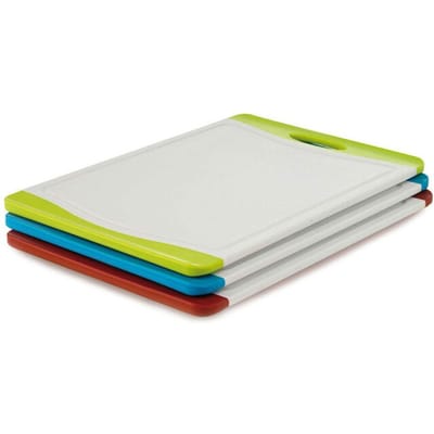 BK Universele Snijplank 20x29 cm - 3-delig - met kleuraanduiding - Vaatwasserbestendig