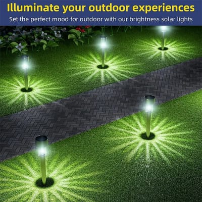 Solar wandlamp buiten - solar tuinverlichting zonne energie - solar tuinverlichting lichtsnoer - Solar tuinstekers - 7 Stuks