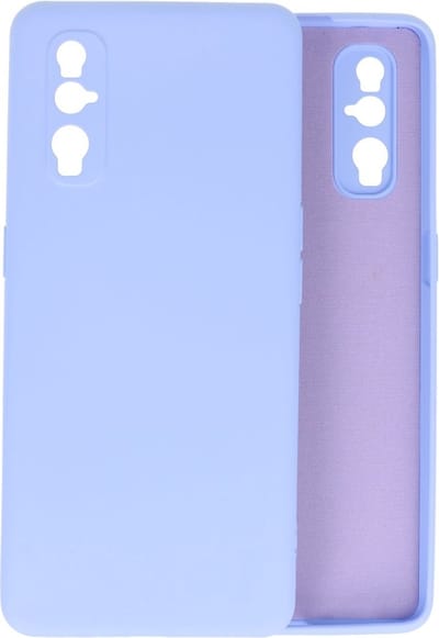 Hoesje Geschikt voor de Oppo Find X2 - Fashion Color Backcover Telefoonhoesje - Paars