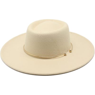 Fedora Hoed Heren en Dames Imitatie Suede Wol Winter Vilt Hoeden Stijlvolle Zwarte Top Jazz Hoed Fedoras Chapeau Sombrero Mujer 54-58cm beige