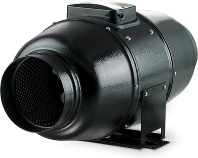 Buisventilator Silent Ø160 mm - Staal - 555 m³/h - Geïsoleerd
