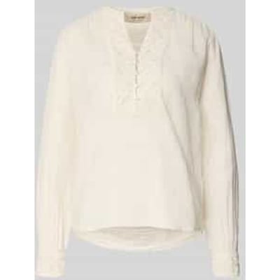 regular fit blouse met V-hals model 'Evanda'