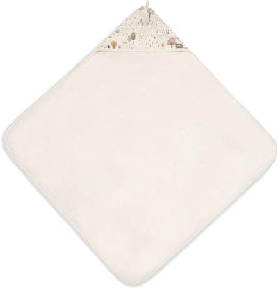 Jollein Badcape Baby - 100% Badstof Katoen - 75x75 cm - Tiny Park