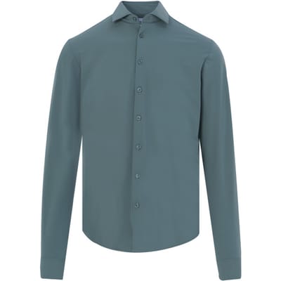 Overhemd Lounge jersey shirt OLIVE (2191.22 - OLIVE)