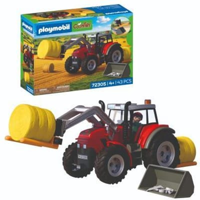 PLAYMOBIL 72305 Grote tractor met hooibalen Bouwsets