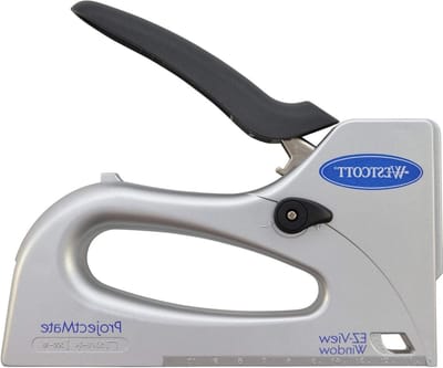 Multifunctionele handtacker - ergonomische handgreep zilver - kantoorbenodigdheden