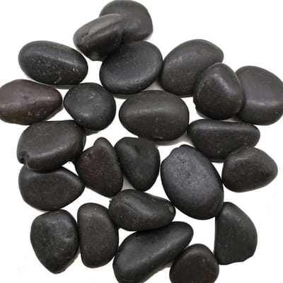 Decoratieve Kiezels - Tuin Stenen - Tuin Decoratie - Natuurlijke Rivierrotsen - M (4-6 cm) - Zwart