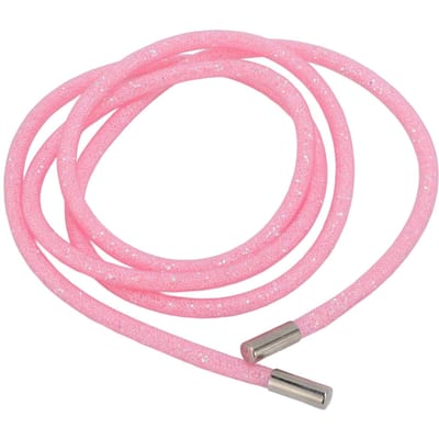 Glitter Touw Hoodie Koord Rond Pijpkoord Pailletten Bies Riem voor Sportbroek 138cm L Roze roze