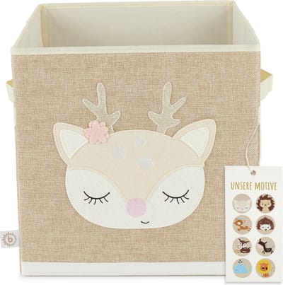 Bieco Deer Ella 32cm Stoffen Opbergdoos 04010463