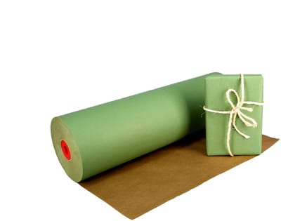 Inpakr Lichtgroen Kraftpapier op Rol - 59 cm x 400 m - 50 g/m2 - FSC - 1 Rol