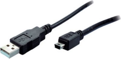 shiverpeaks BS77162 USB-kabel 1,8 m USB 2.0 USB A Mini-USB B Zwart