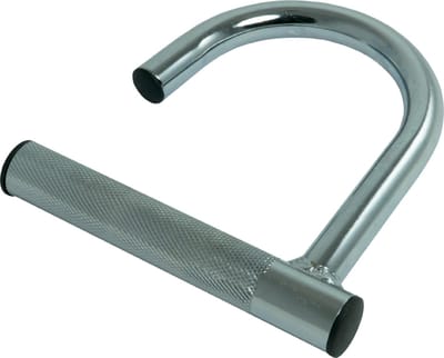 StreetGains® Handgreep voor Weerstandsbanden – Verhoog Grip en Comfort tijdens Calisthenics Training – Staal, Chroom – Universeel Geschikt voor Alle Resistance Bands