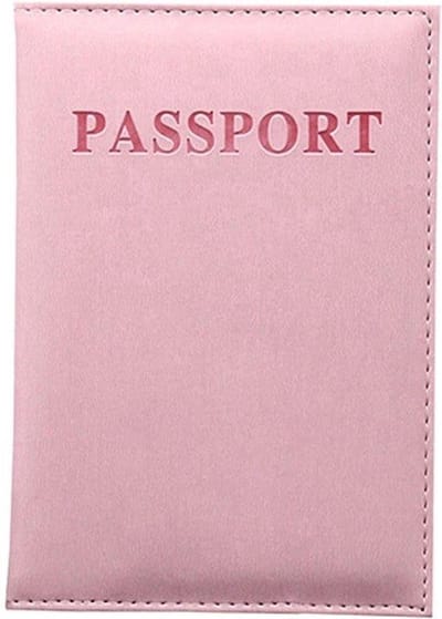 New Age Devi - Roze Leren Paspoorthouder - Paspoort Hoesje - Cover - Mapje