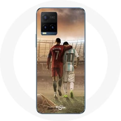 Vivo y21s 2021 hoesje cristiano ronaldo messi geit