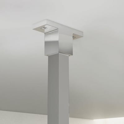 FugaFlow Eccelente Vetro Stabilisatiestang - plafond - tbv inloopdouche badkamer 125cm - chroom