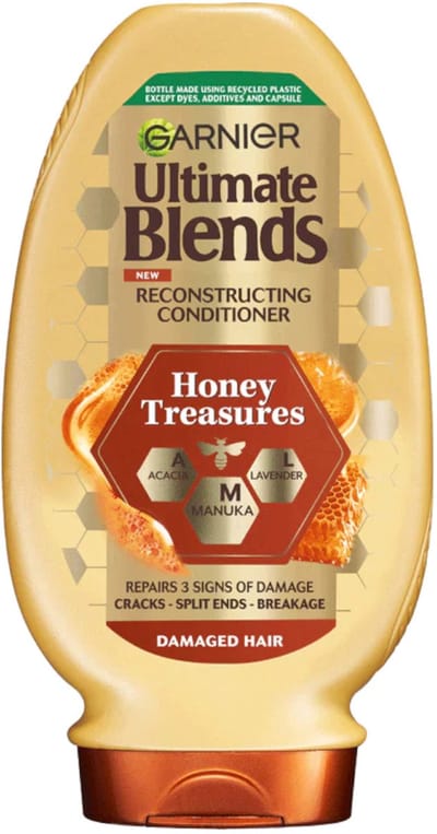 Garnier Ultimate Blends Honey Treasures Conditioner 400Ml