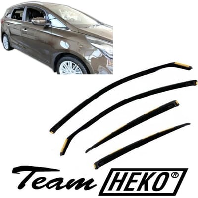 J&J AUTOMOTIVE | Heko Deflecteurs d'air Déflecteurs de Vent Pour Kia Carens 2013-2019