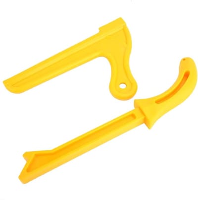 Veiligheidsduwer voor houtbewerking, 2-in-1 Push Stick, Praktische Houtzaag Push Block, Gereedschap voor Houtbewerking en Veiligheid