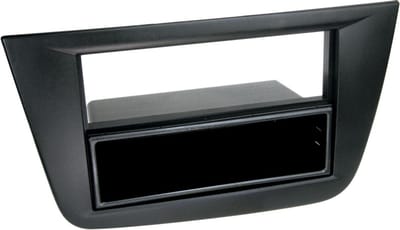 2-DIN Paneel geschikt voor Seat Altea (5P/5PN)/ Altea Xl (5P/5PN) / Toledo (5P/5PN) - Kleur: zwart