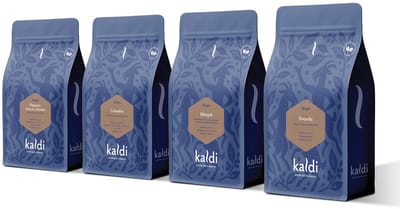 Kaldi Around the World 4 x 500 gram - Koffie proefpakket - Arabica & Robusta bonen