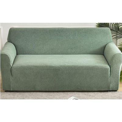 1 stuks Waterdichte Jacquard Sofa Hoes Elastisch Antislip Grote Blad Sofa Overtrek voor Slaapkamer Kantoor Woonkamer Huisdecoratie 1pc Single set