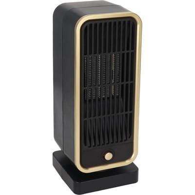 Ventilatorkachel 3S Verwarming Kantelbeveiliging Energiebesparend Stil PTC Keramische Ventilatorkachel 500W EU-stekker black