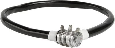Fiets Beveiliging - Cijferslot Kabelslot - Voertuig Beveiligen - Gehard Staal - 12 mm Diameter - Zilver