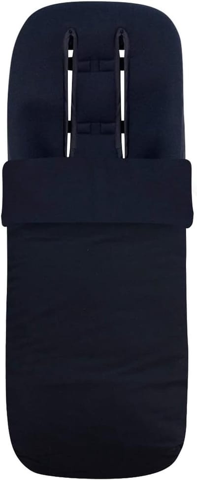 Baby Voetenzak - Wandelwagenzak Kinderwagen - Warm Houden Baby - Waterdichte Binnenkant - 33.6 x 32.7 x 11 cm - Zwart