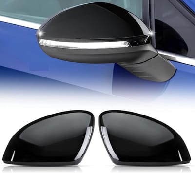 Zijspiegel Covers voor VW Golf 8 MK8 (2019-2021) - Vervangende Glanzend Zwarte Behuizing, Duurzaam en Stijlvol