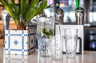 Koziol - Superglas Club Kan Set van 4 Stuks - Kunststof - Transparant
