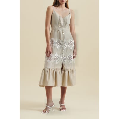 Anne Fontaine Oceane Sand Size: 44 | Shirt Dresses Outlet | Dames | Beige