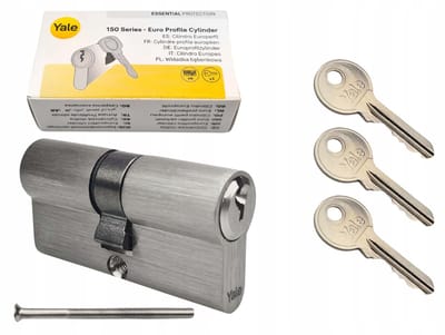 Yale Cilinderslot 35/35 Nikkel Satiné met 3 sleutels