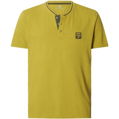 Jan Vanderstorm herren T-Shirt - 52/54 - donkergeel - Plus Size