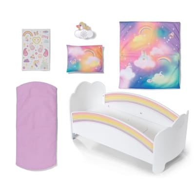 Zapf Creation BABY Born Regenboog bed Poppenmeubelen