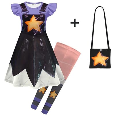 Horror Game Poppy Playtime Lily Cosplay Kostuum voor Meisjes Kinderen Halloween Carnavalsfeest Verkleed Outfit 110cm gray
