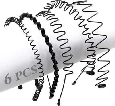 BOTC Haarband - 6 Stuks Diadeem - Unisex vrouwen en mannen - Hardlopen - Haaraccessoires - Sport haarband Volwassenen