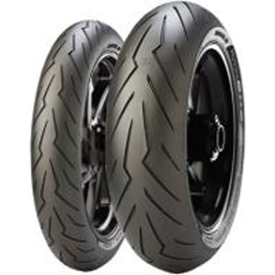 Pirelli Diablo Rosso III ( 100/80 R17 TL 52H M/C, Voorwiel )