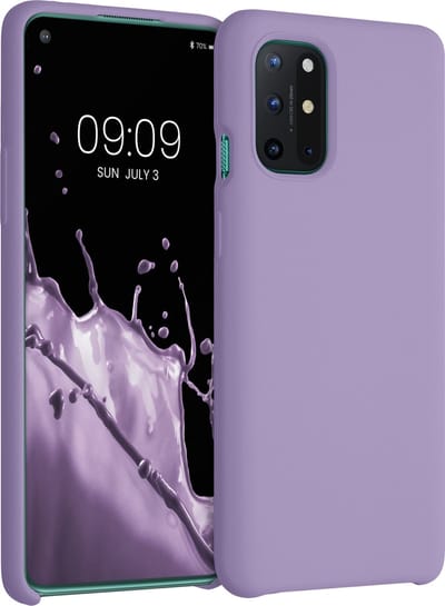 kwmobile telefoonhoesje geschikt voor OnePlus 8T - Hoesje met siliconen coating - Smartphone case in violet lila