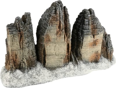 Aqua Della - Aquariumdecoratie - Vissen - Dolomieten Rots L - 34x12x20cm Meerkleurig - 1st