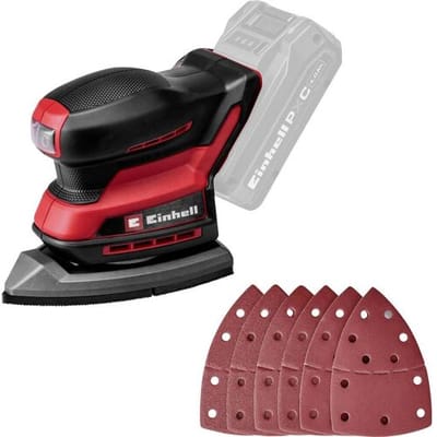 Einhell TE-OS 18/150-2 Li - Solo, PXC 4460790 Accu-multischuurmachine Zonder accu, Zonder lader 18 V 150 x 150 x 100 mm Aantal meegeleverde accus: 0
