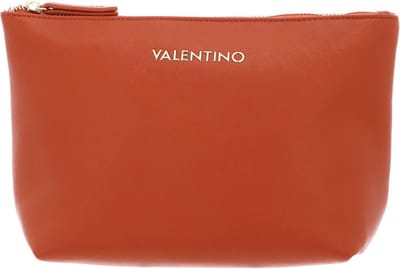 VALENTINO Toilettas Zero Re Soft Cosmetic Case Arancio Terracotta