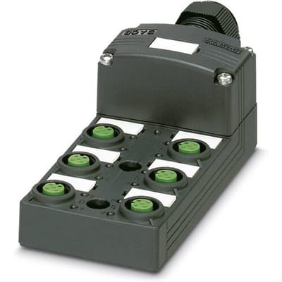 Phoenix Contact SACB-6/12-L-SC SCO P 1453012 Passieve sensor/actorbox M12-verdeler met kunststof schroefdraad 1 stuk(s) Piece